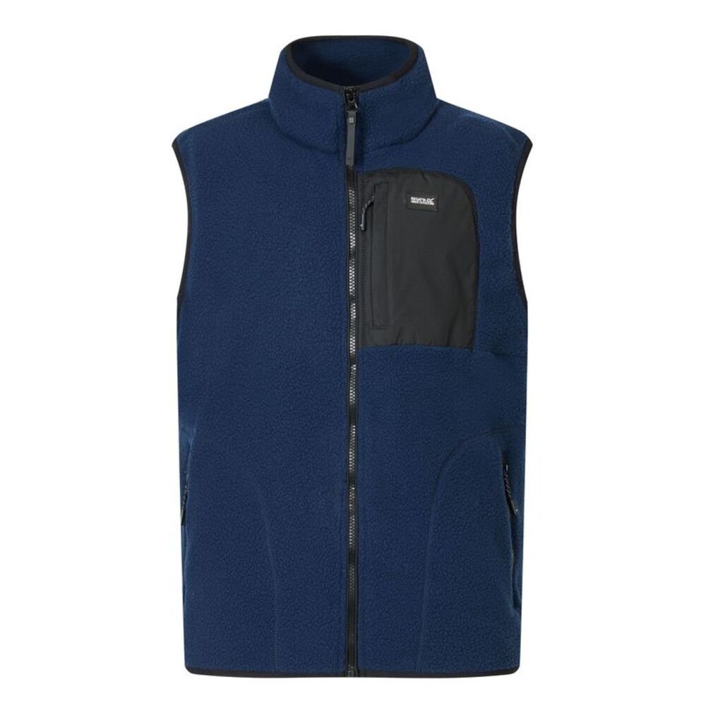 Regatta Mens Frankie Borg Body Warmer / Navy/Black